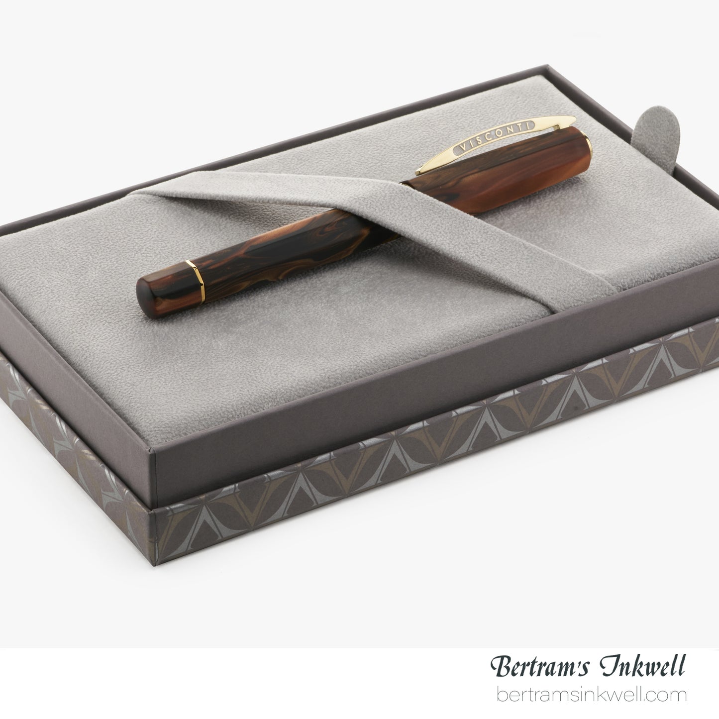 Visconti Medici Briarwood Gold Trim Oversize Rollerball