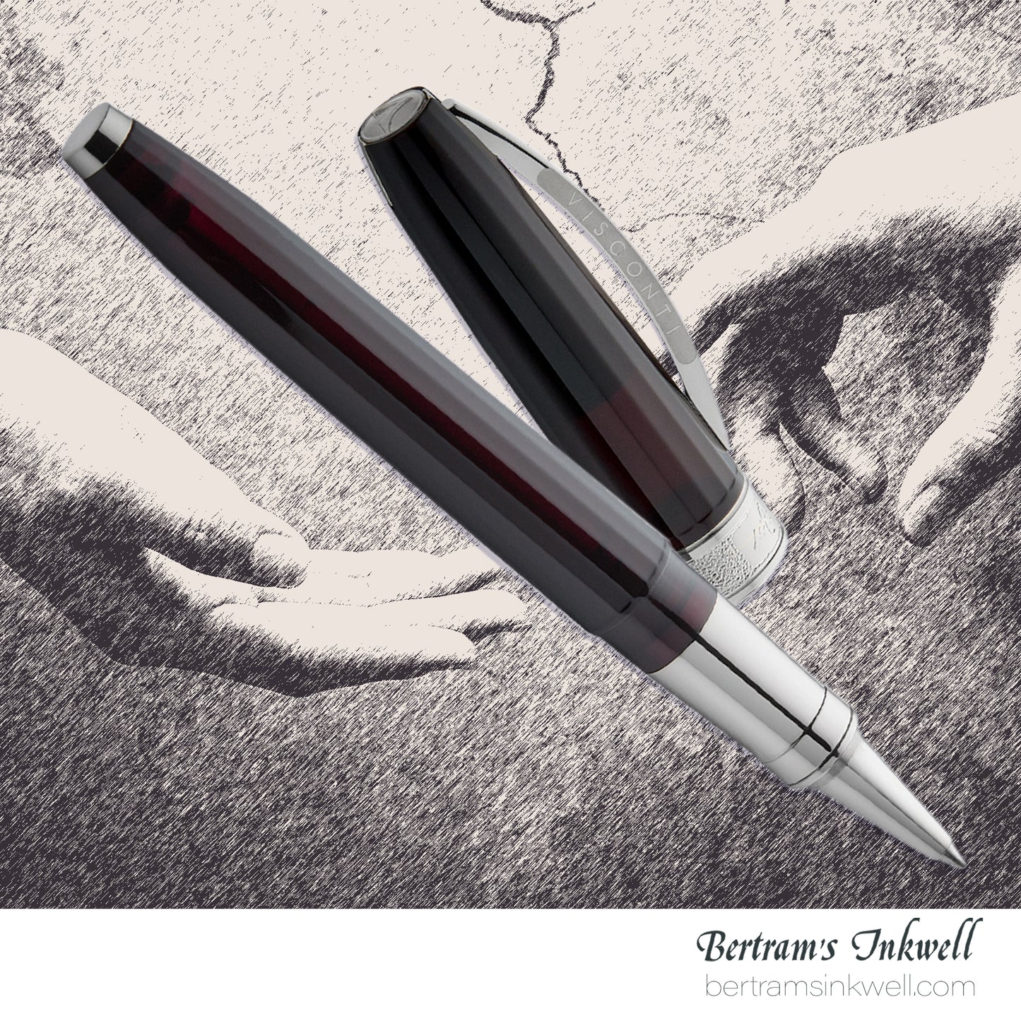 Visconti Michelangelo Translucent Black Rollerball
