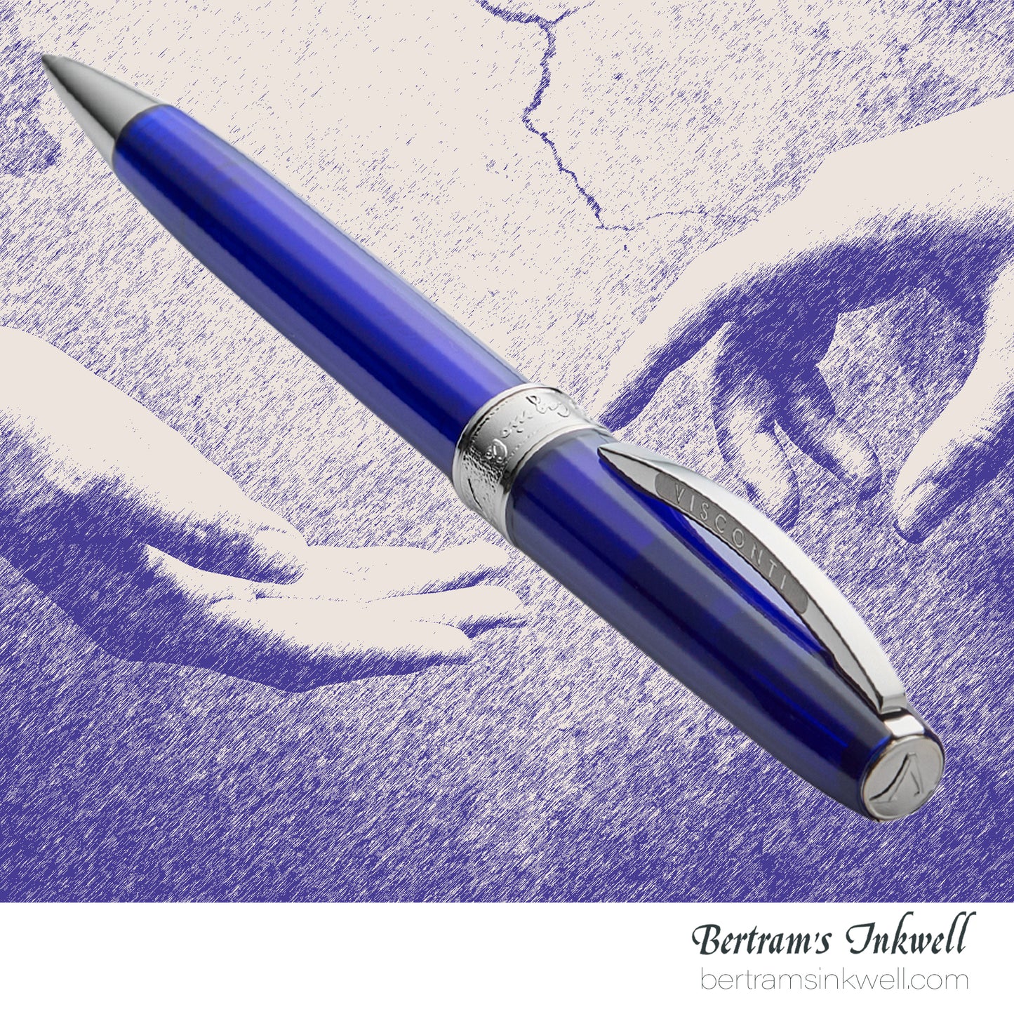 Visconti Michelangelo Translucent Blue Ballpoint
