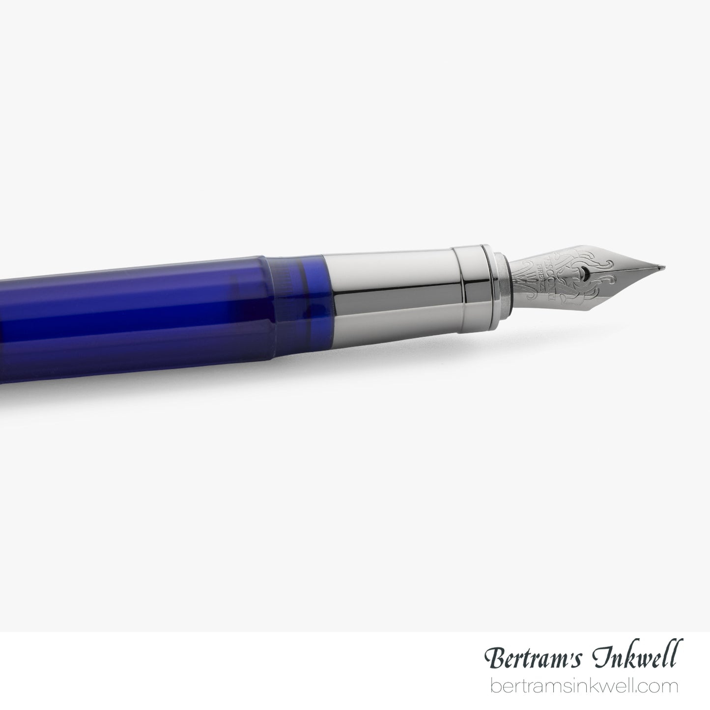 Visconti Michelangelo Translucent Blue Fountain Pen