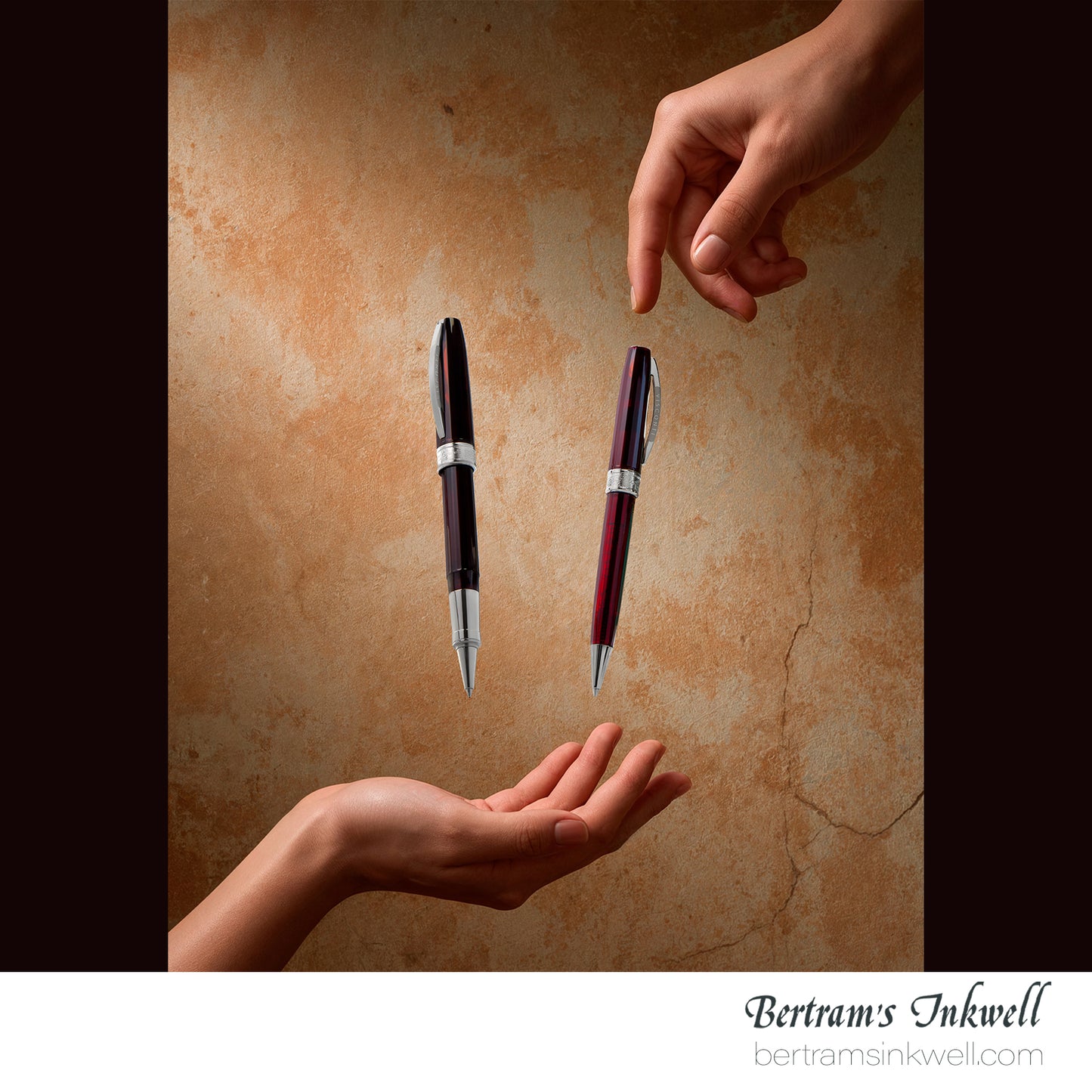 Visconti Michelangelo Translucent Red Rollerball