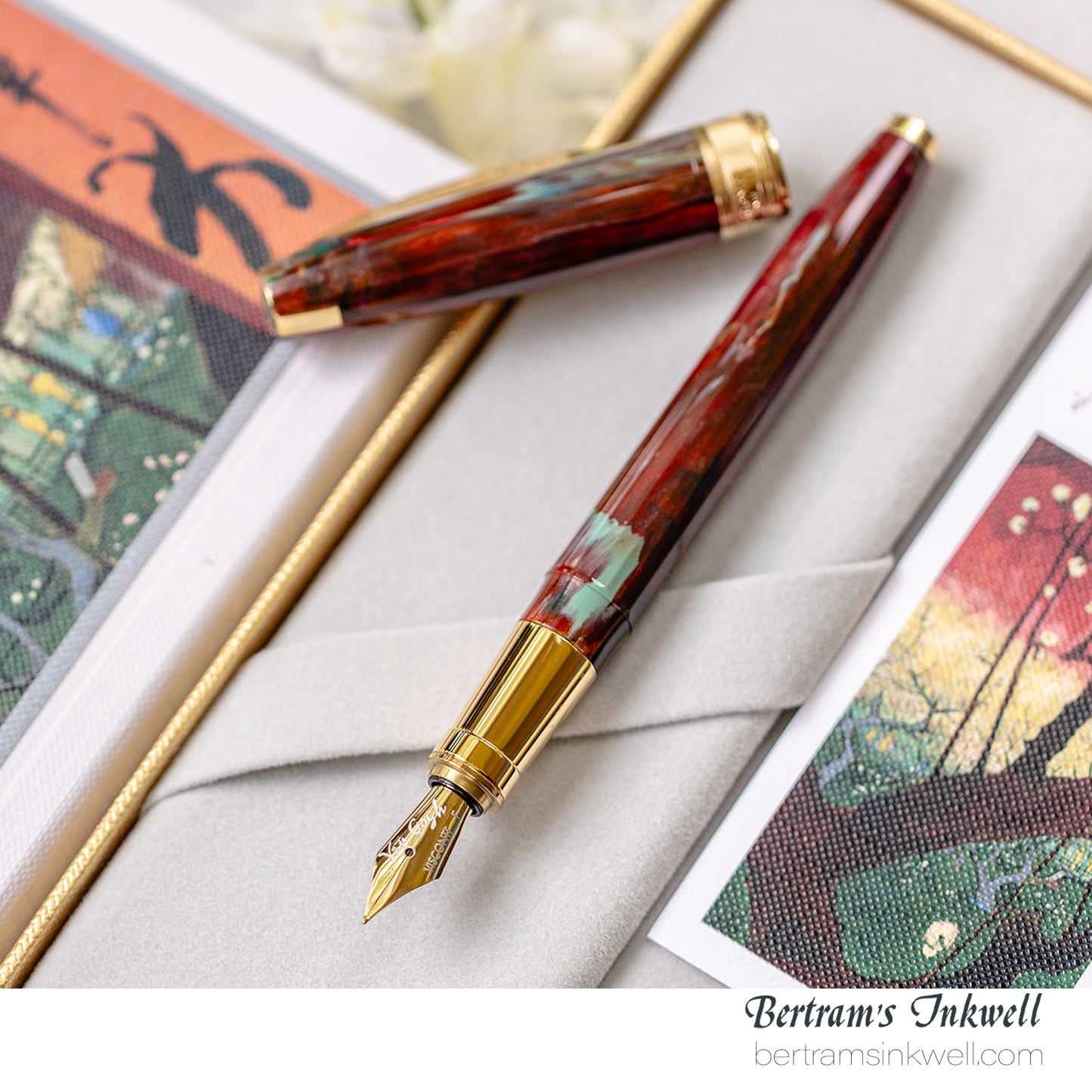 Visconti Van Gogh Flowering Plum Orchard Fountain Pen