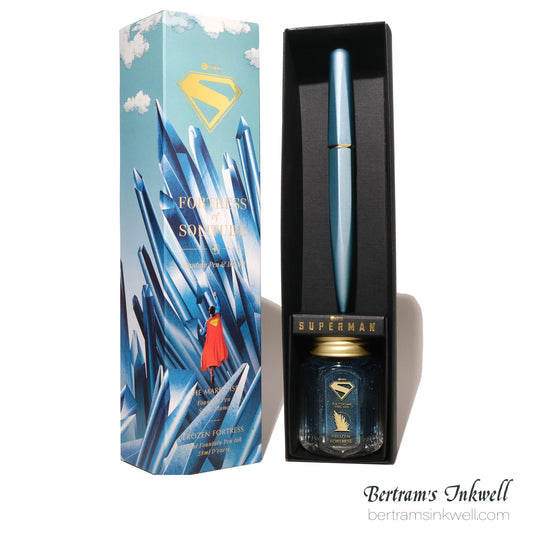 Ferris Wheel Press x Warner Bros Superman "Fortress of Solitude" Fountain Pen Set