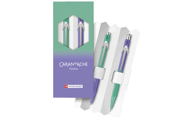 Caran d'Ache 849 Borealis Special Edition Ballpoint and Pencil Set