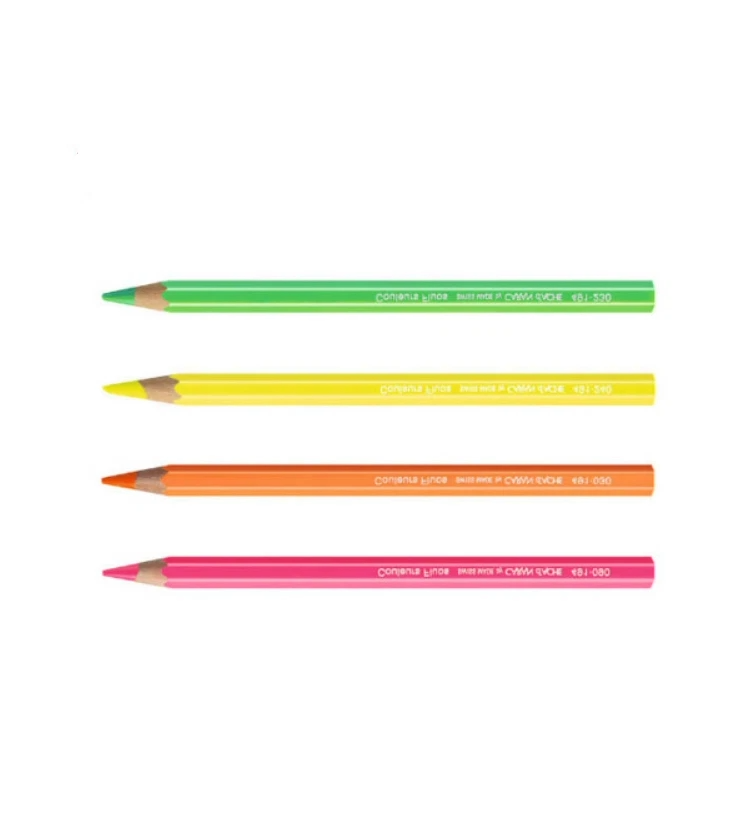Caran D'Ache Maxi Pencil Fluorescent Pencils