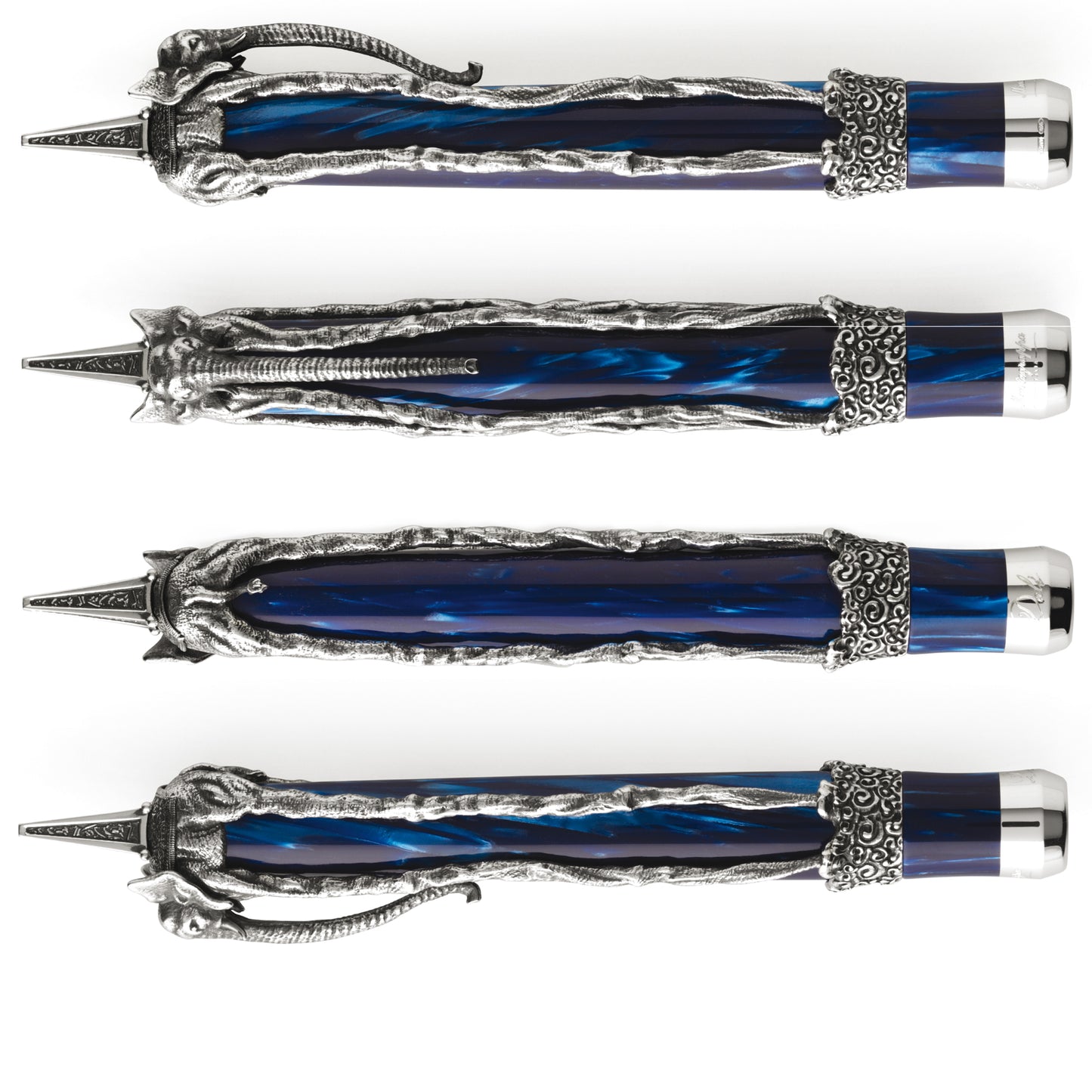 Montegrappa Salvador Dali Sterling Silver Limited Edition Fountain Pen ISDSN3S, 2013
