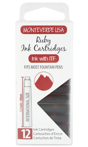 Monteverde Ink Cartridges Ruby