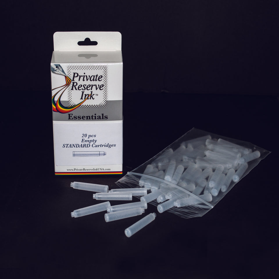 Private Reserve Ink Essentials Empty Standard International Cartridges 20 Pieces
