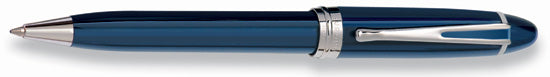 Aurora Ipsilon Deluxe Blue With Chrome Ballpoint