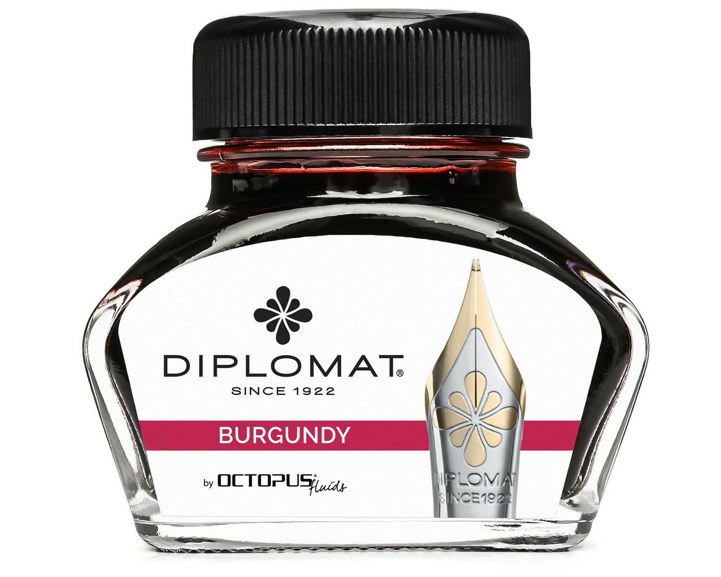 Diplomat Bottled Ink Burgundy 30mL