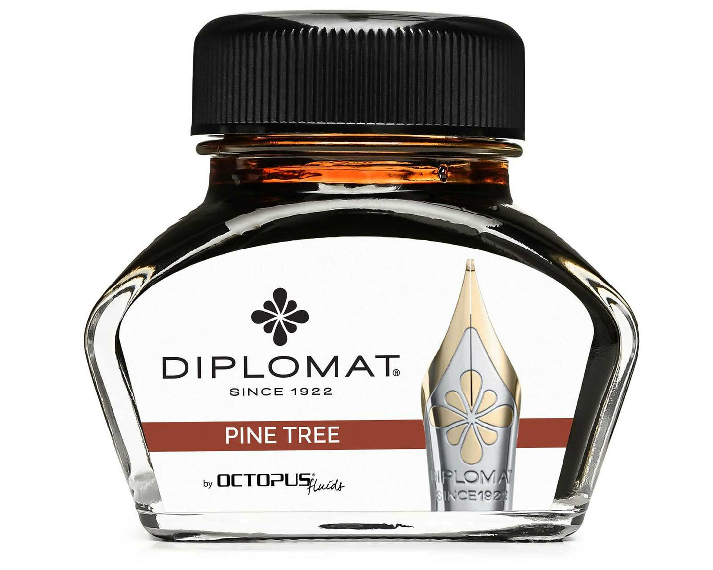 Diplomat Bottled Ink Pine Tree Brown 30mL