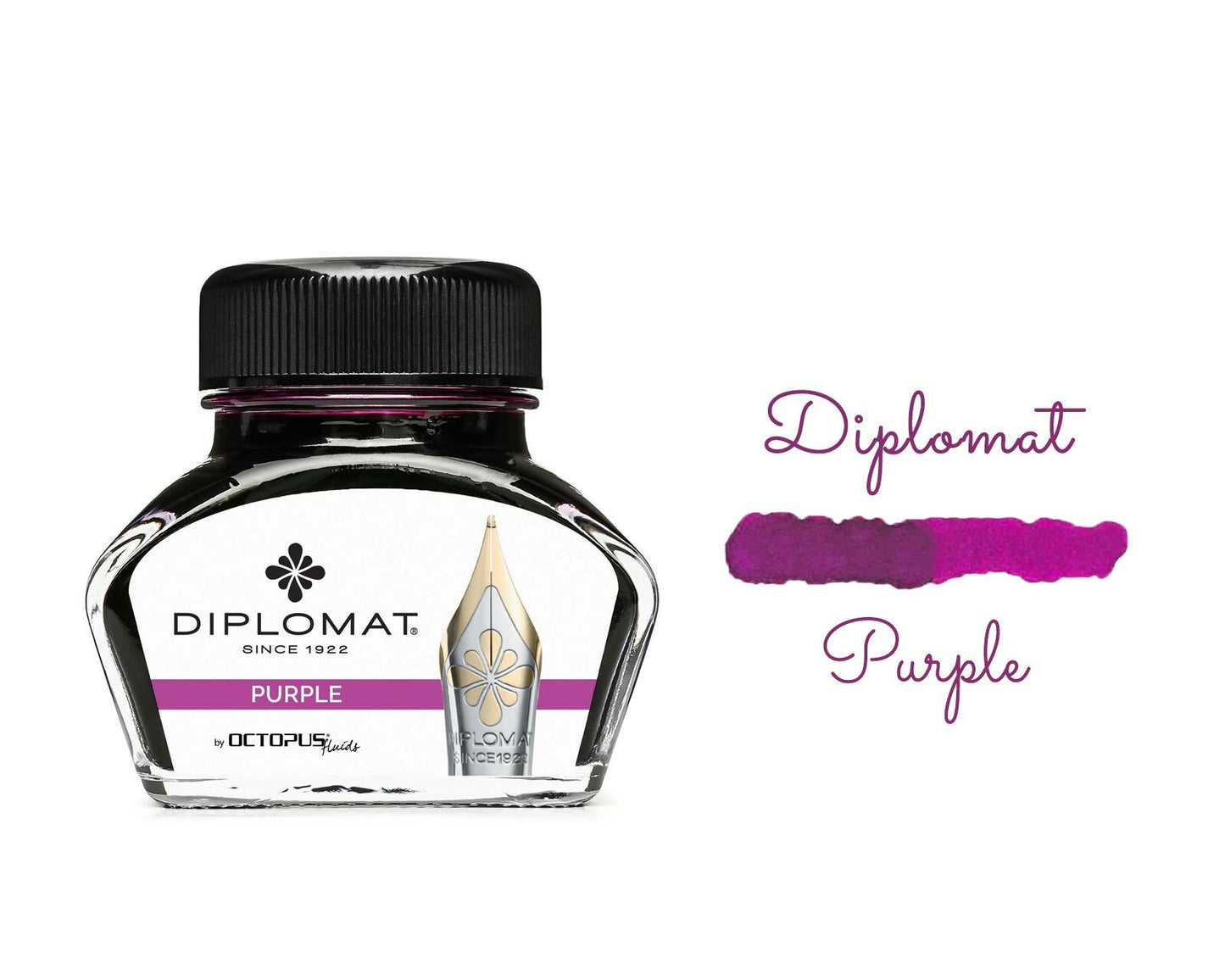 Diplomat Bottled Ink Violet Purple 30mL
