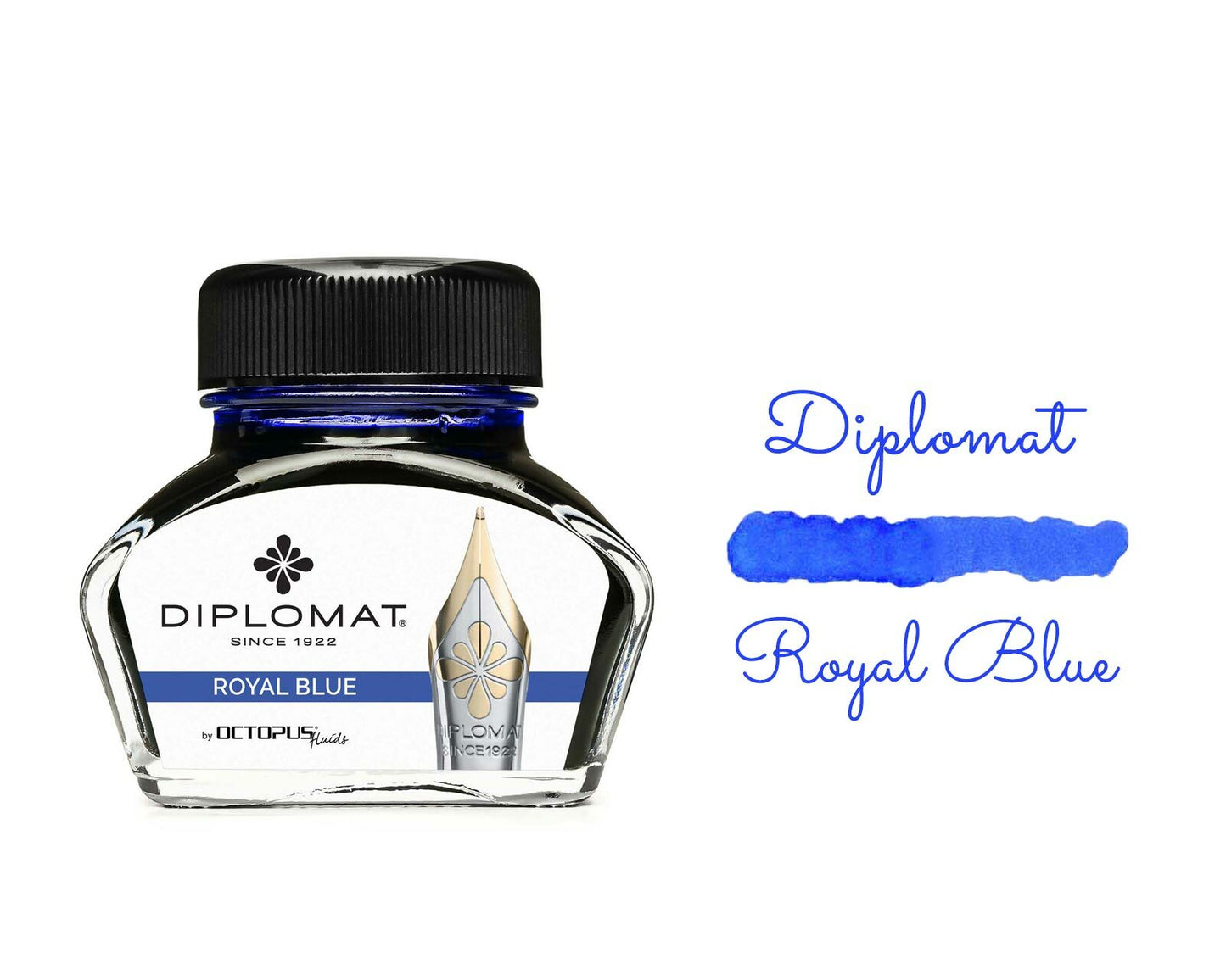 Diplomat Bottled Ink Royal Blue 30mL