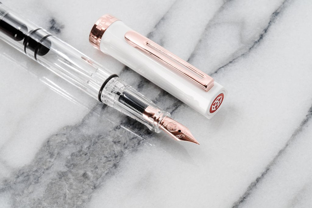 TWSBI Eco White Rose Gold Fountain Pen