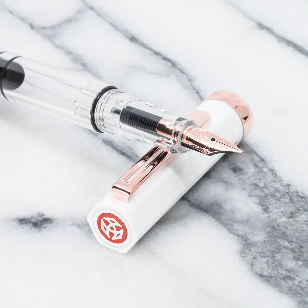 TWSBI Eco White Rose Gold Fountain Pen