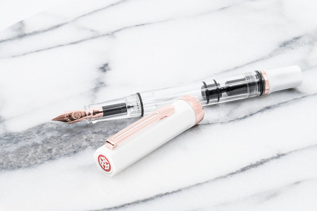 TWSBI Eco White Rose Gold Fountain Pen