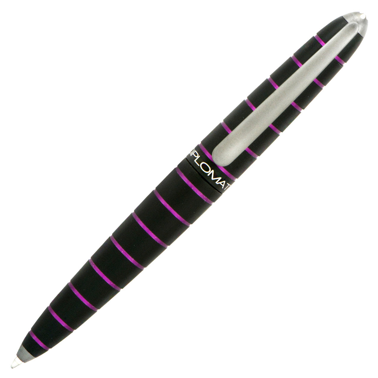 Diplomat Elox Ring Black/Purple Ballpoint