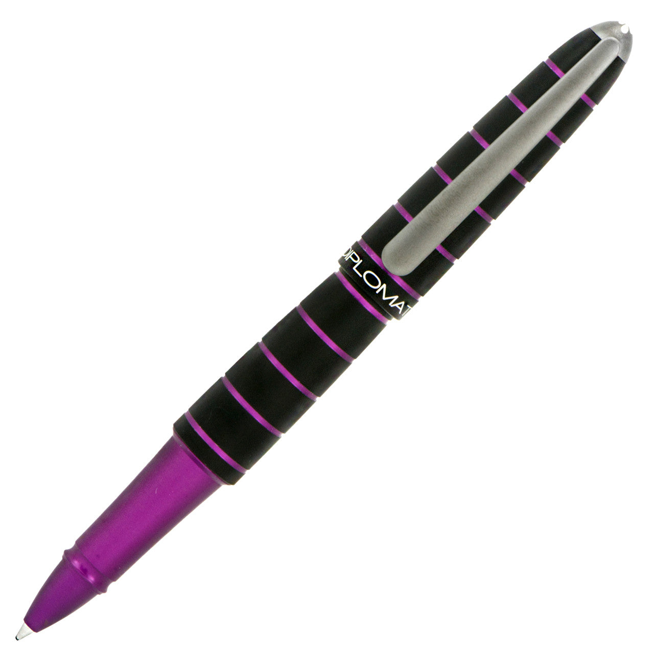 Diplomat Elox Ring Black/Purple Rollerball