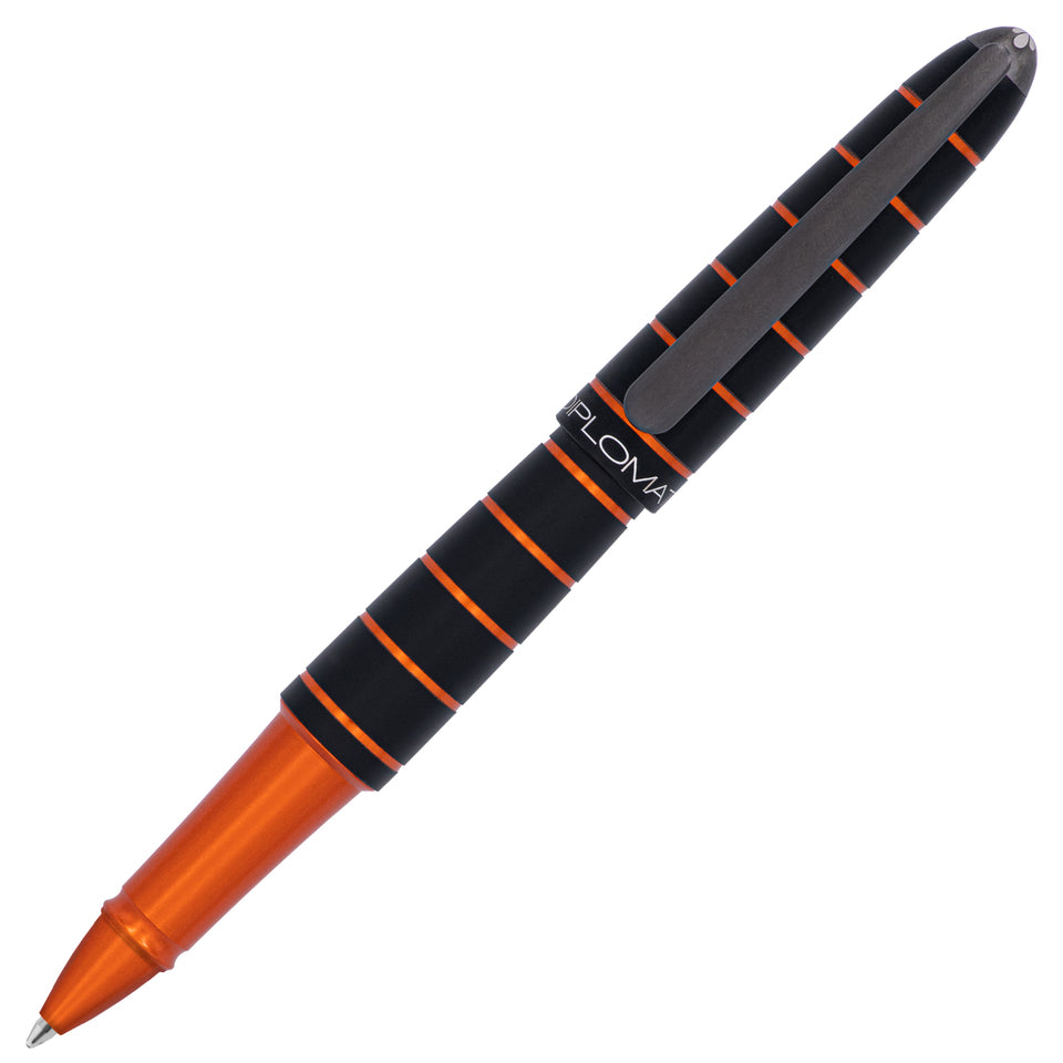 Diplomat Elox Ring Black/Orange Rollerball
