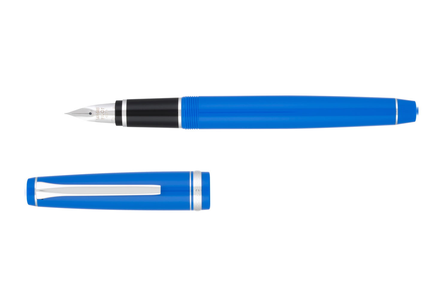 Pilot Falcon Blue with Rhodium Plated Trim Fountain Pen