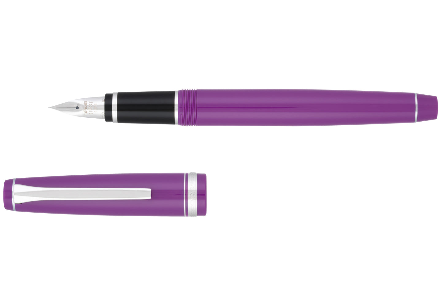 Pilot Falcon Purple with Rhodium Plated Trim Fountain Pen