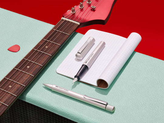 Faber-Castell Hexo Silver Fountain Pen