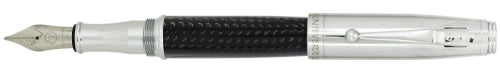 Monteverde Invincia Carbon Fiber Chrome Fountain Pen