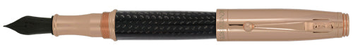 Monteverde Invincia Carbon Fiber Rose Gold Fountain Pen