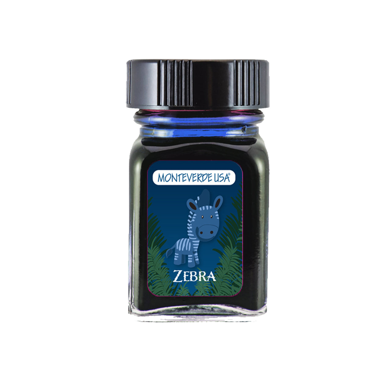 Monteverde Jungle Ink Collection Zebra Blue