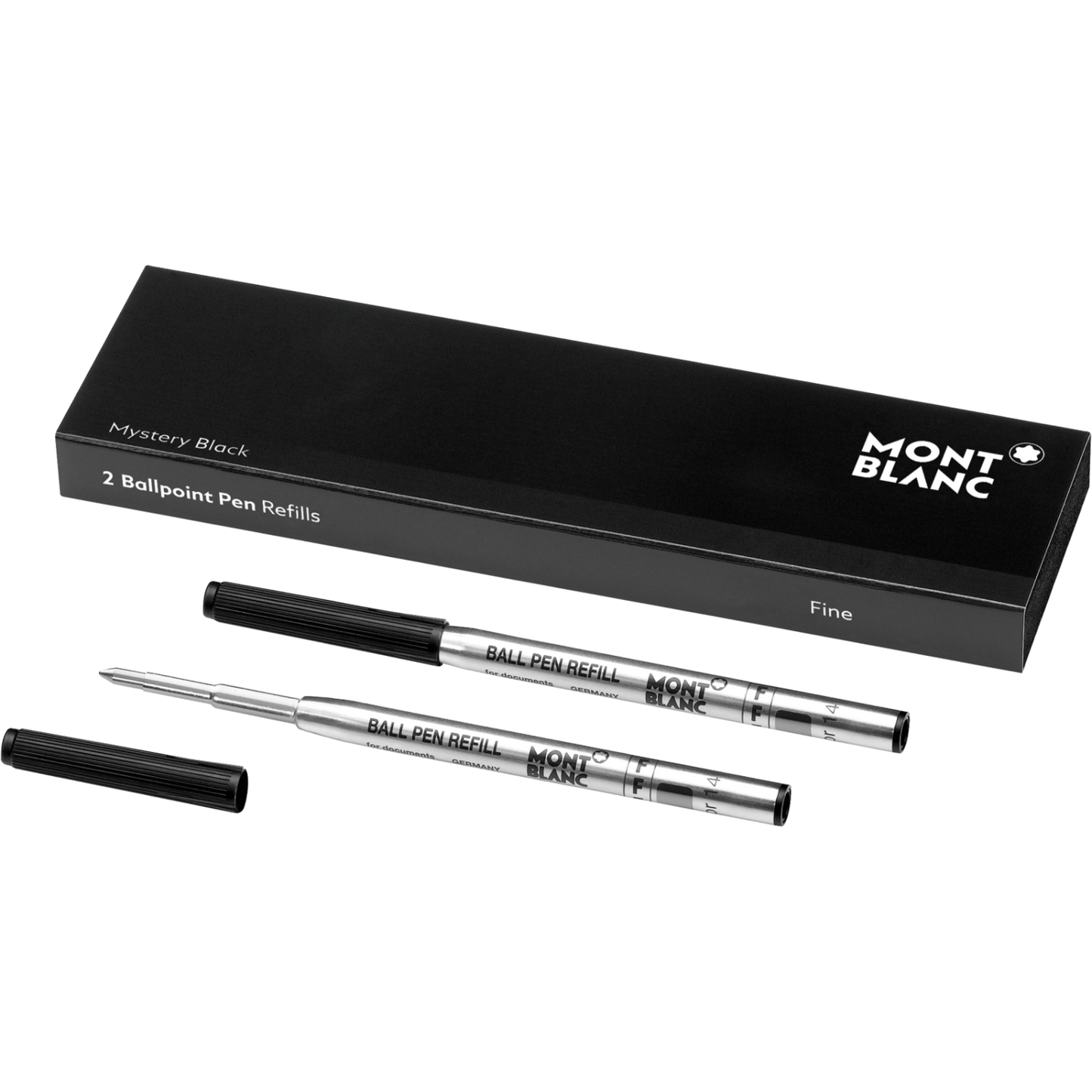 Montblanc Ballpoint Refills Black Fine 2 Pack