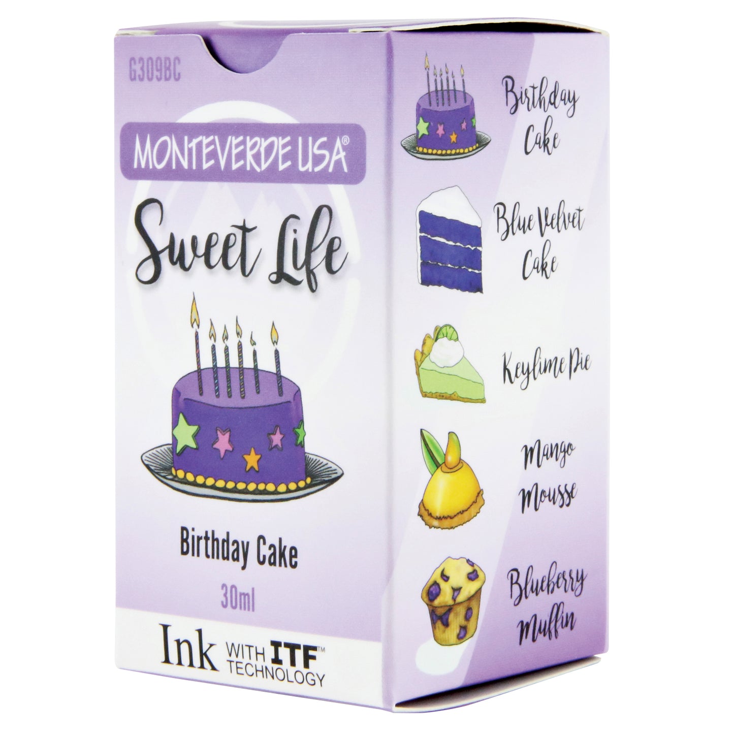 Monteverde Sweet Life Bottled Ink 30mL Birthday Cake