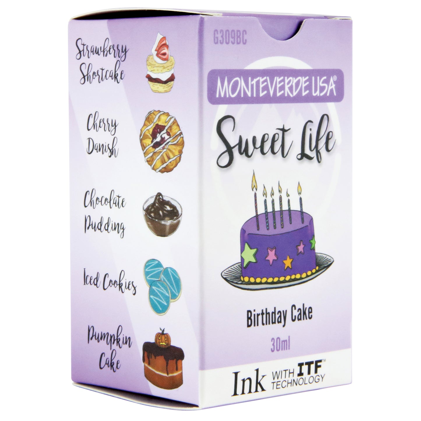Monteverde Sweet Life Bottled Ink 30mL Birthday Cake