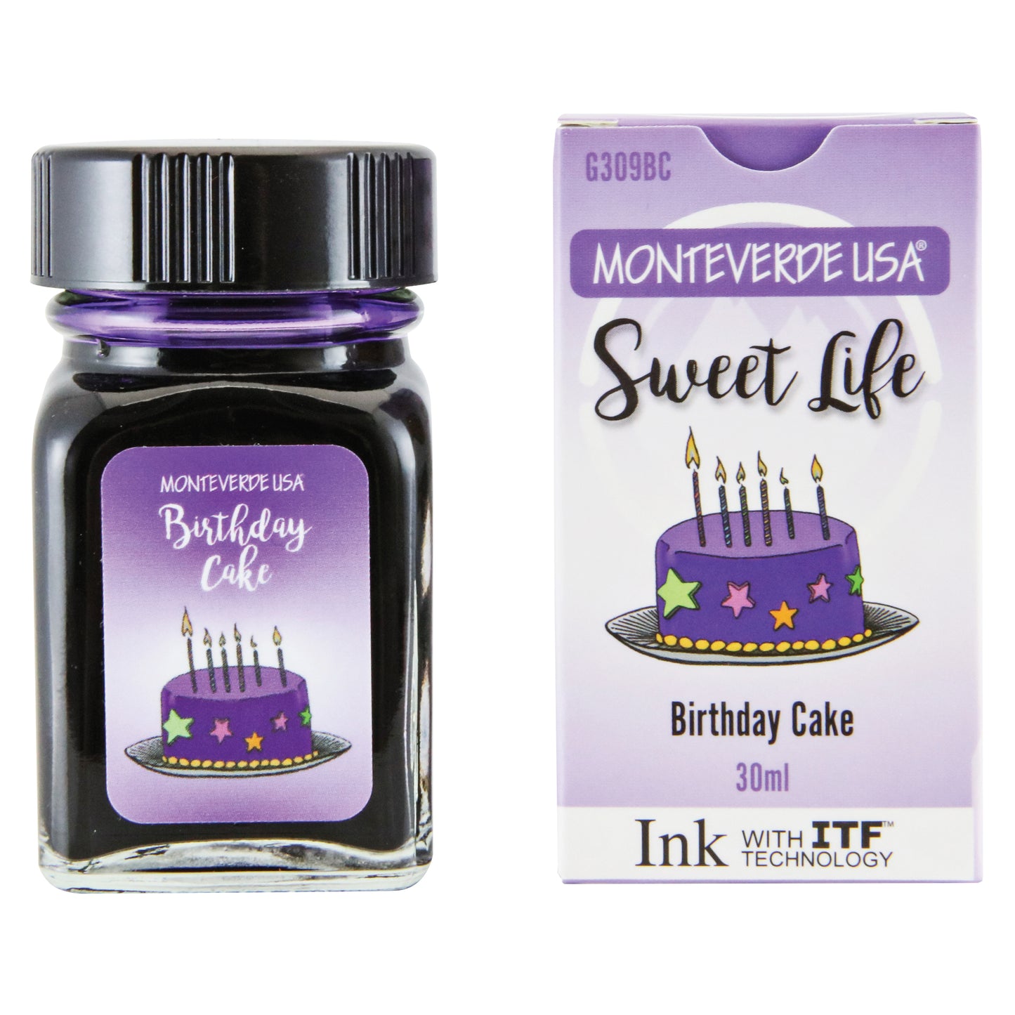 Monteverde Sweet Life Bottled Ink 30mL Birthday Cake