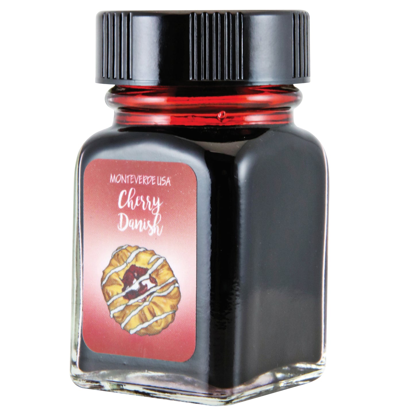 Monteverde Sweet Life Bottled Ink 30mL Cherry Danish