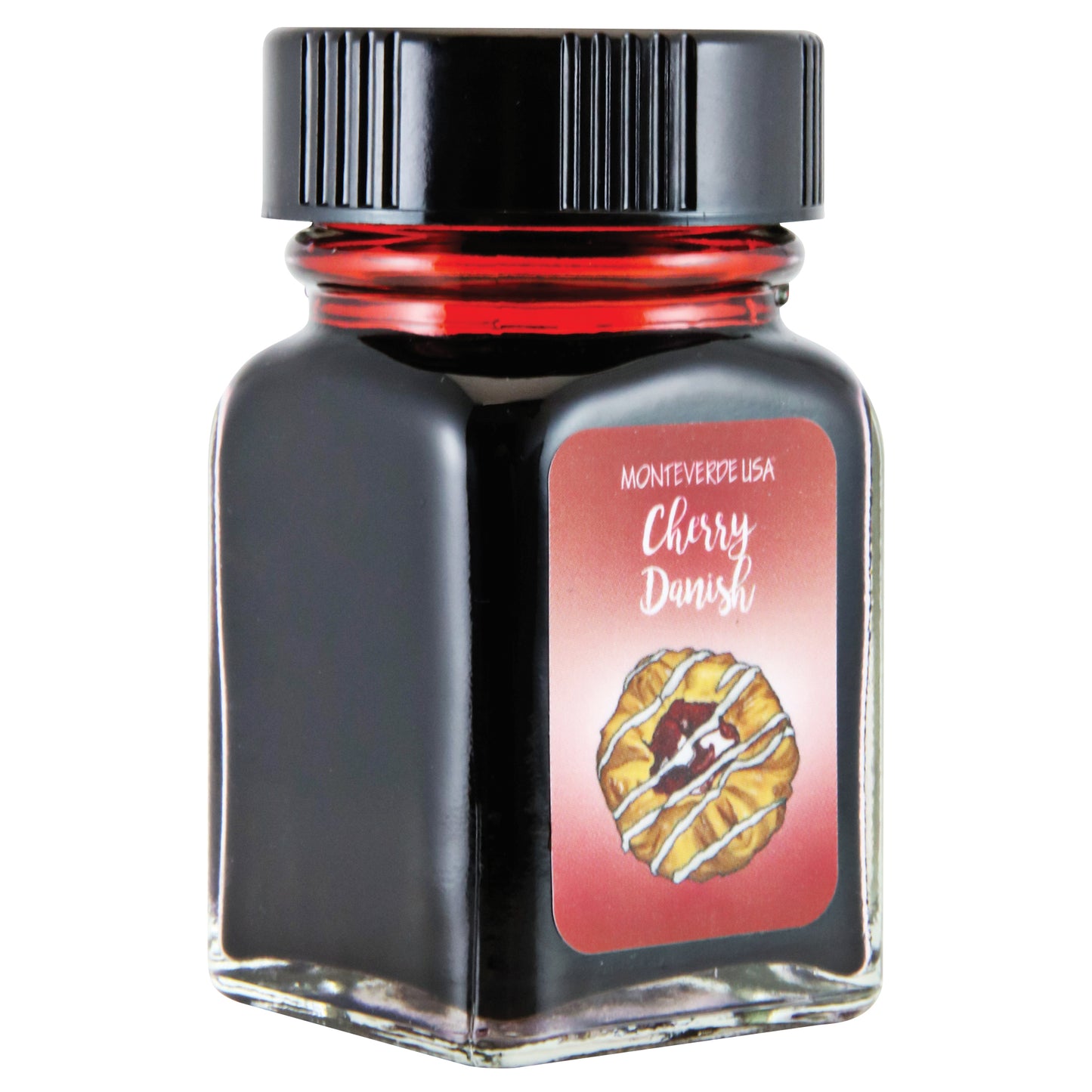 Monteverde Sweet Life Bottled Ink 30mL Cherry Danish