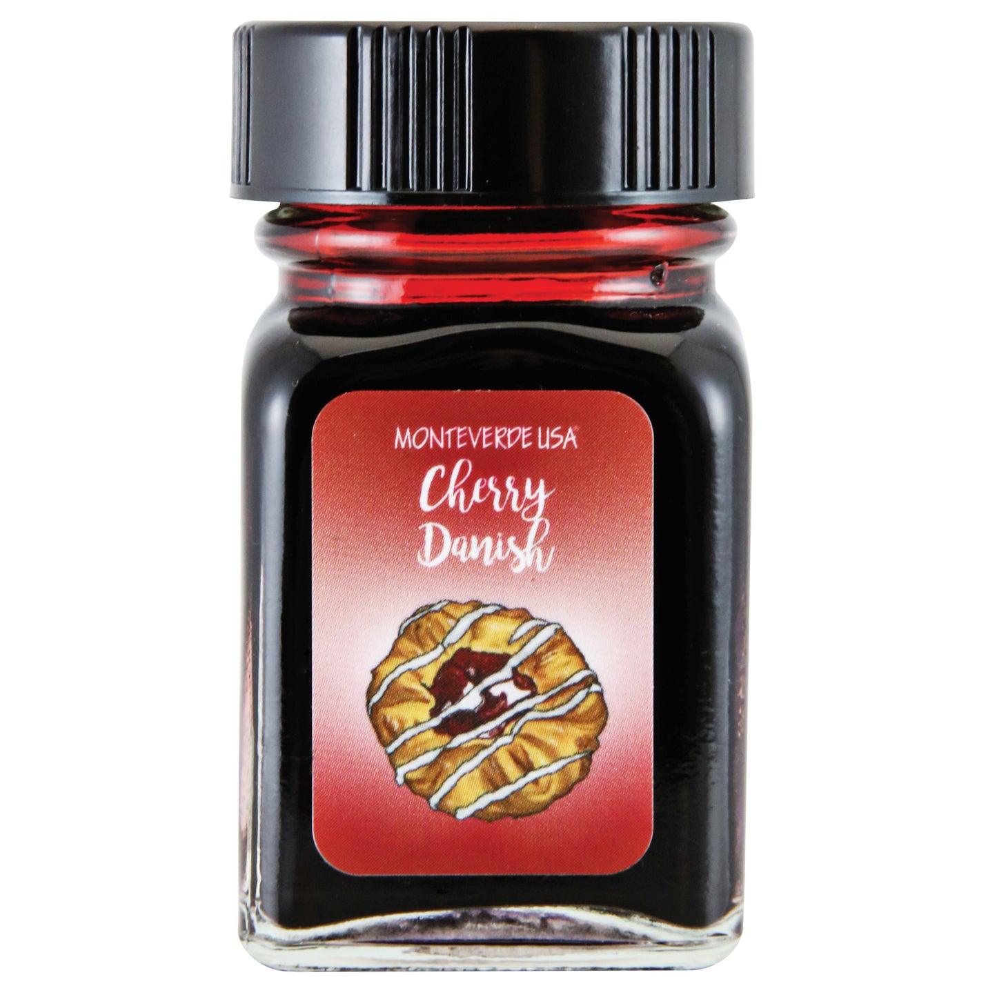 Monteverde Sweet Life Bottled Ink 30mL Cherry Danish