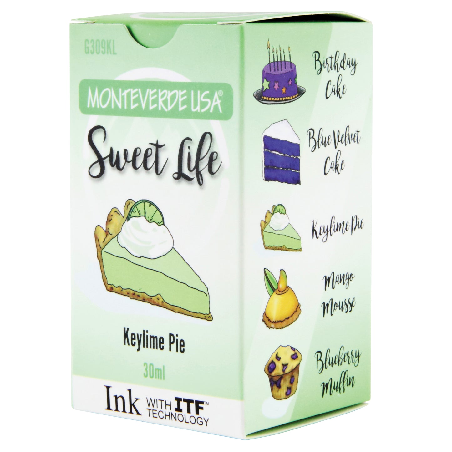 Monteverde Sweet Life Bottled Ink 30mL Keylime Pie