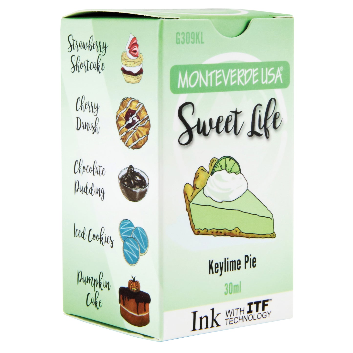 Monteverde Sweet Life Bottled Ink 30mL Keylime Pie