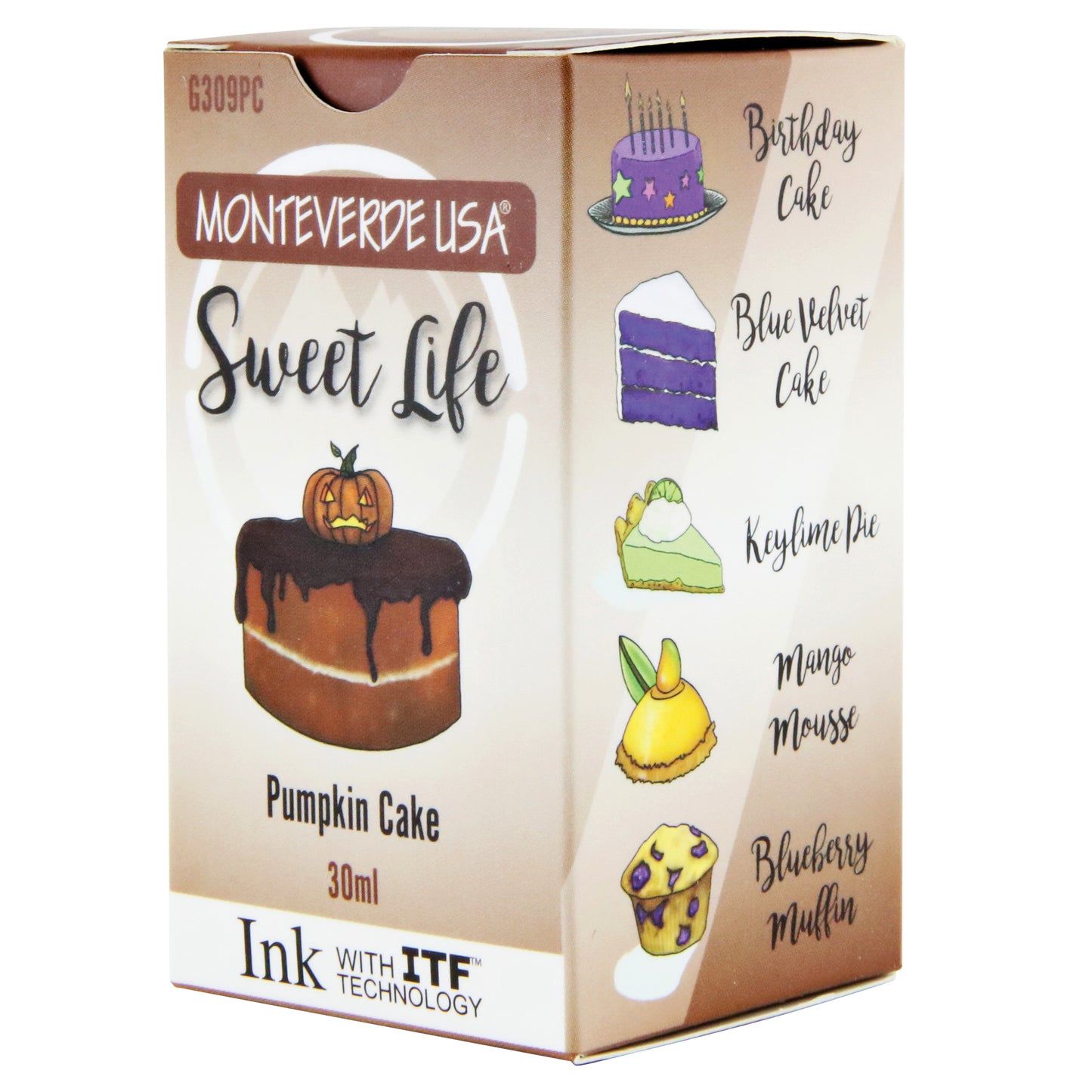 Monteverde Sweet Life Bottled Ink 30mL Pumpkin Cake