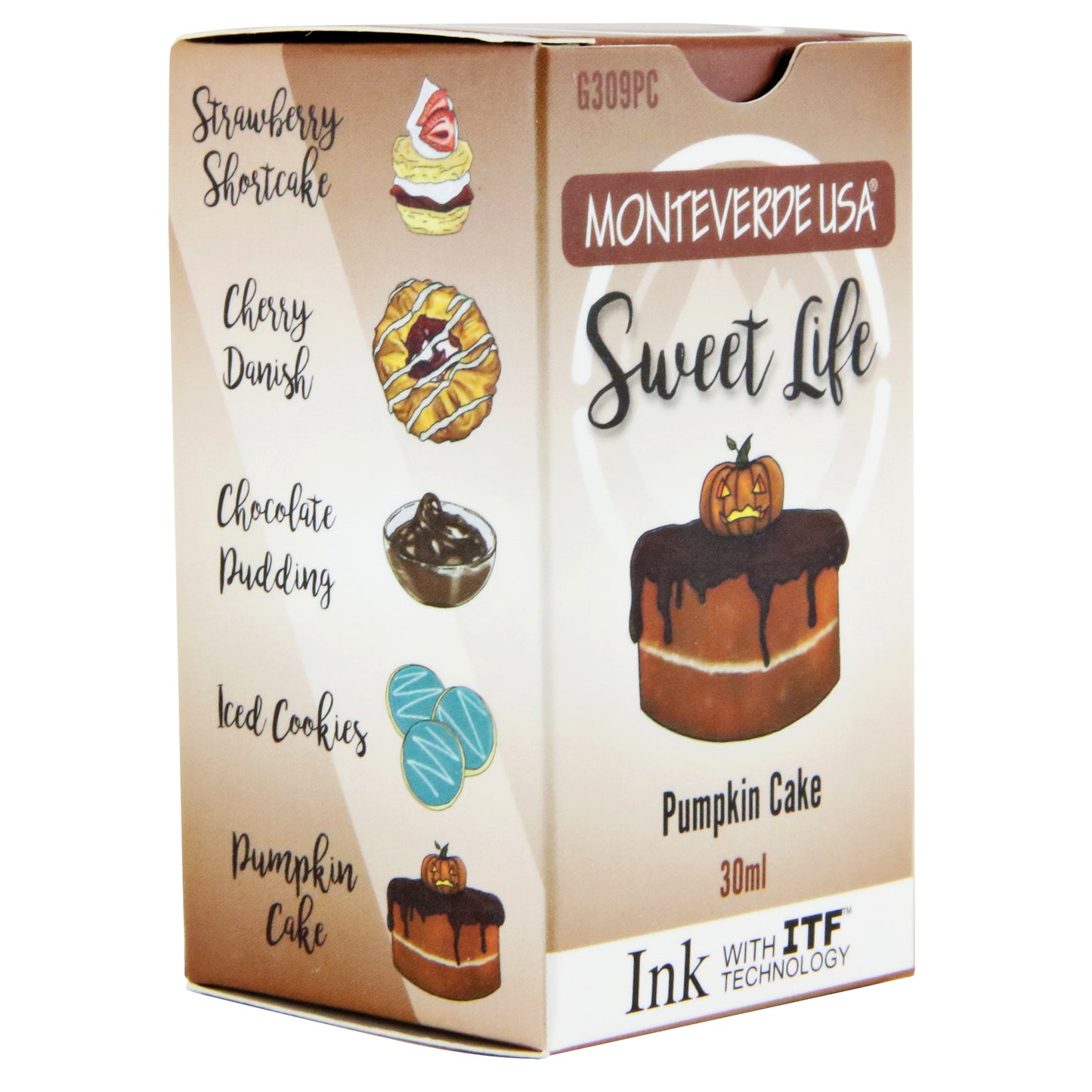 Monteverde Sweet Life Bottled Ink 30mL Pumpkin Cake