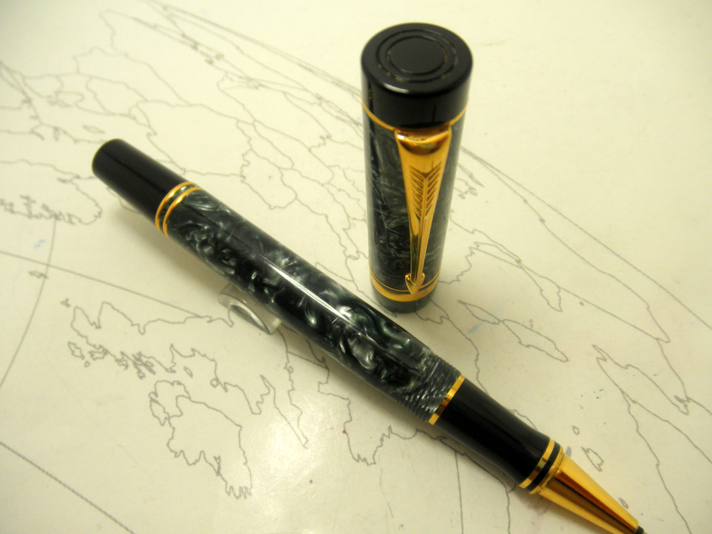Parker Duofold Green Roller Ball