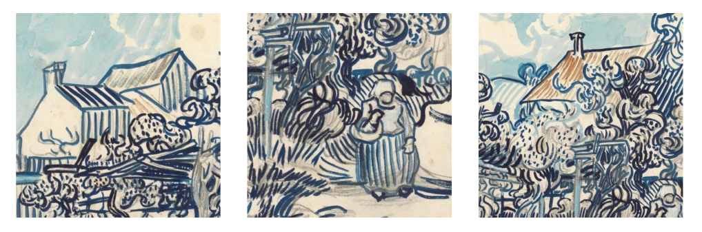 Visconti Van Gogh Old Vineyard With Peasant Woman Ballpoint