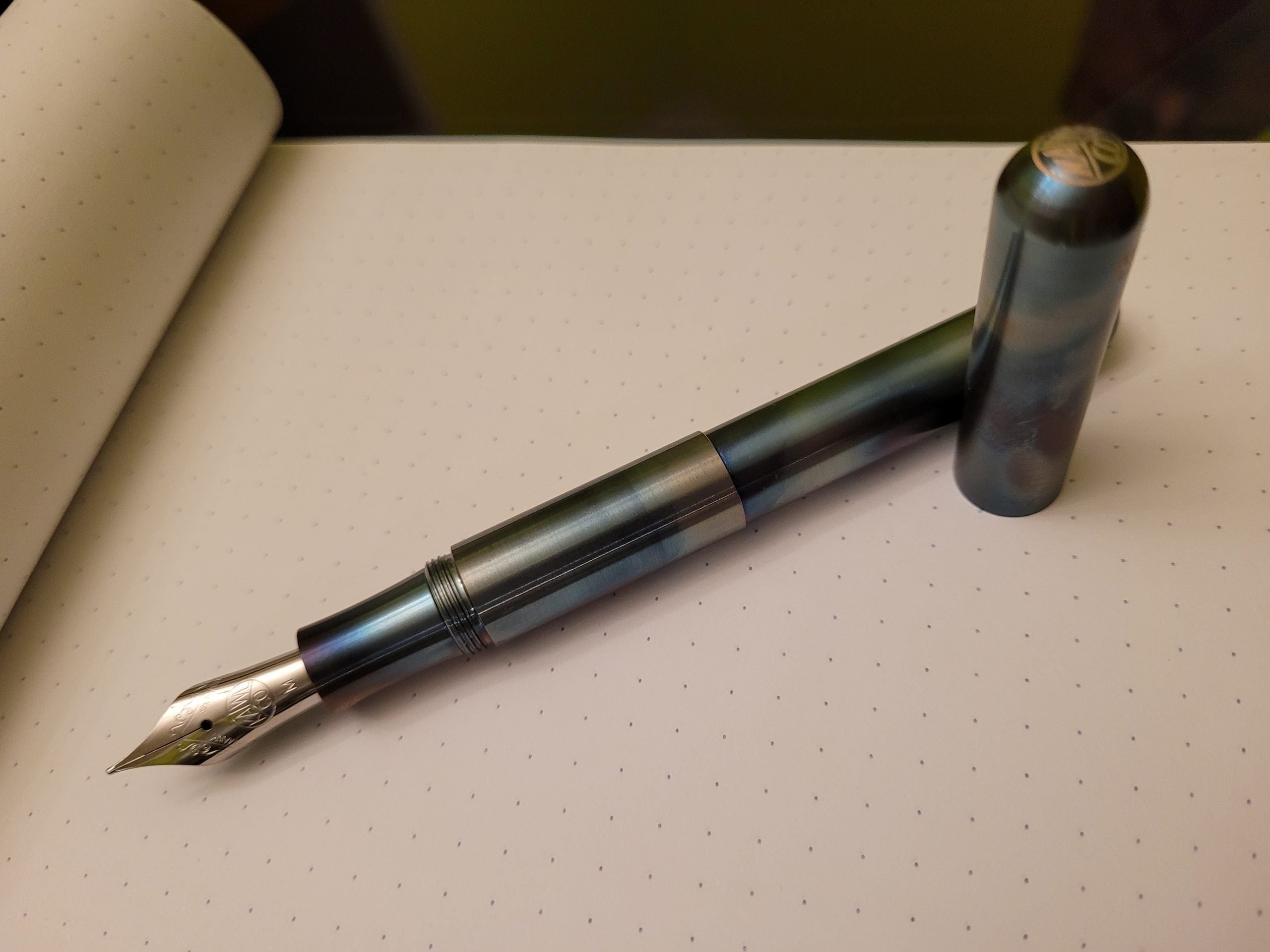 Fireblue Kaweco Supra Fireblue Fountain Pen – Bertram's Inkwell