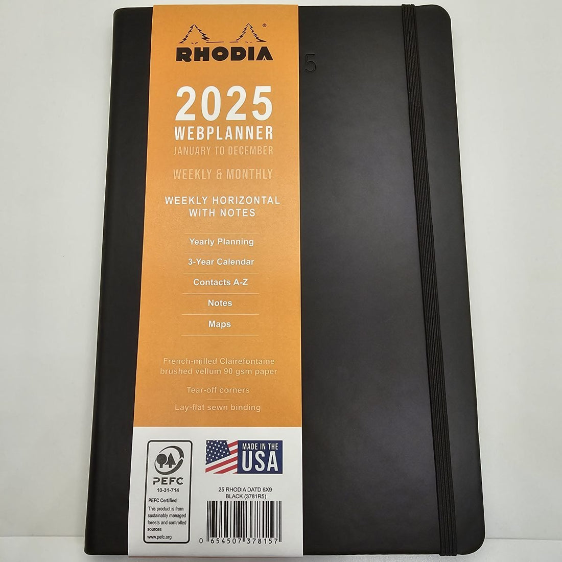 Rhodia 2025 Webplanner Notebook