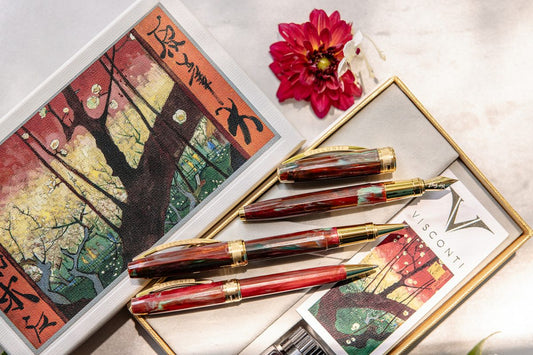 Visconti Van Gogh Flowering Plum Orchard Pen Collection