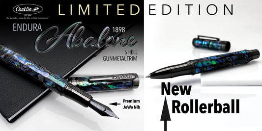 Conklin Endura Abalone Shell Gunmetal Collection