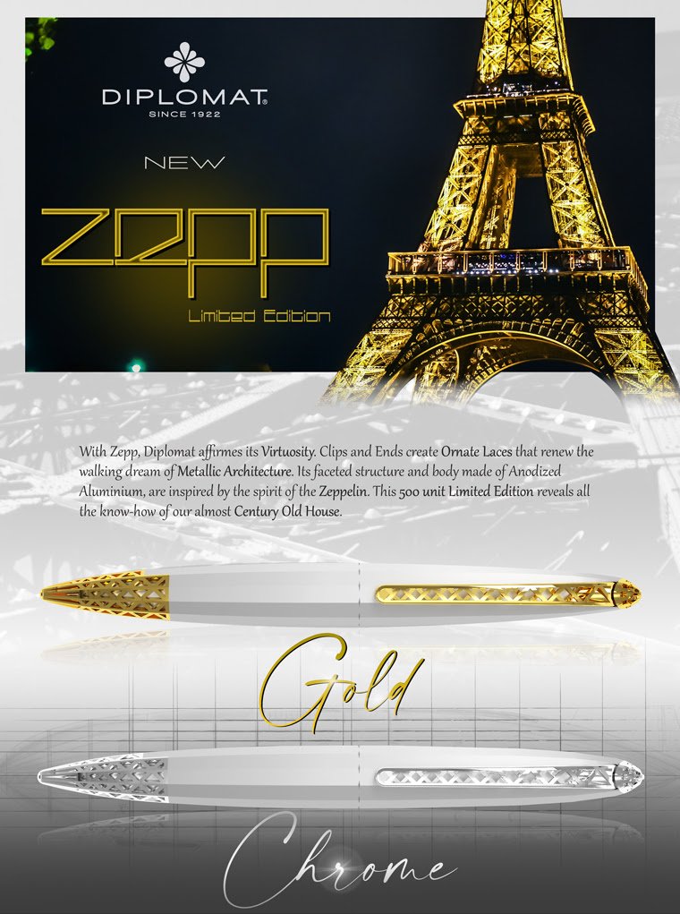 Diplomat Zepp Limited Edition Pen Collection