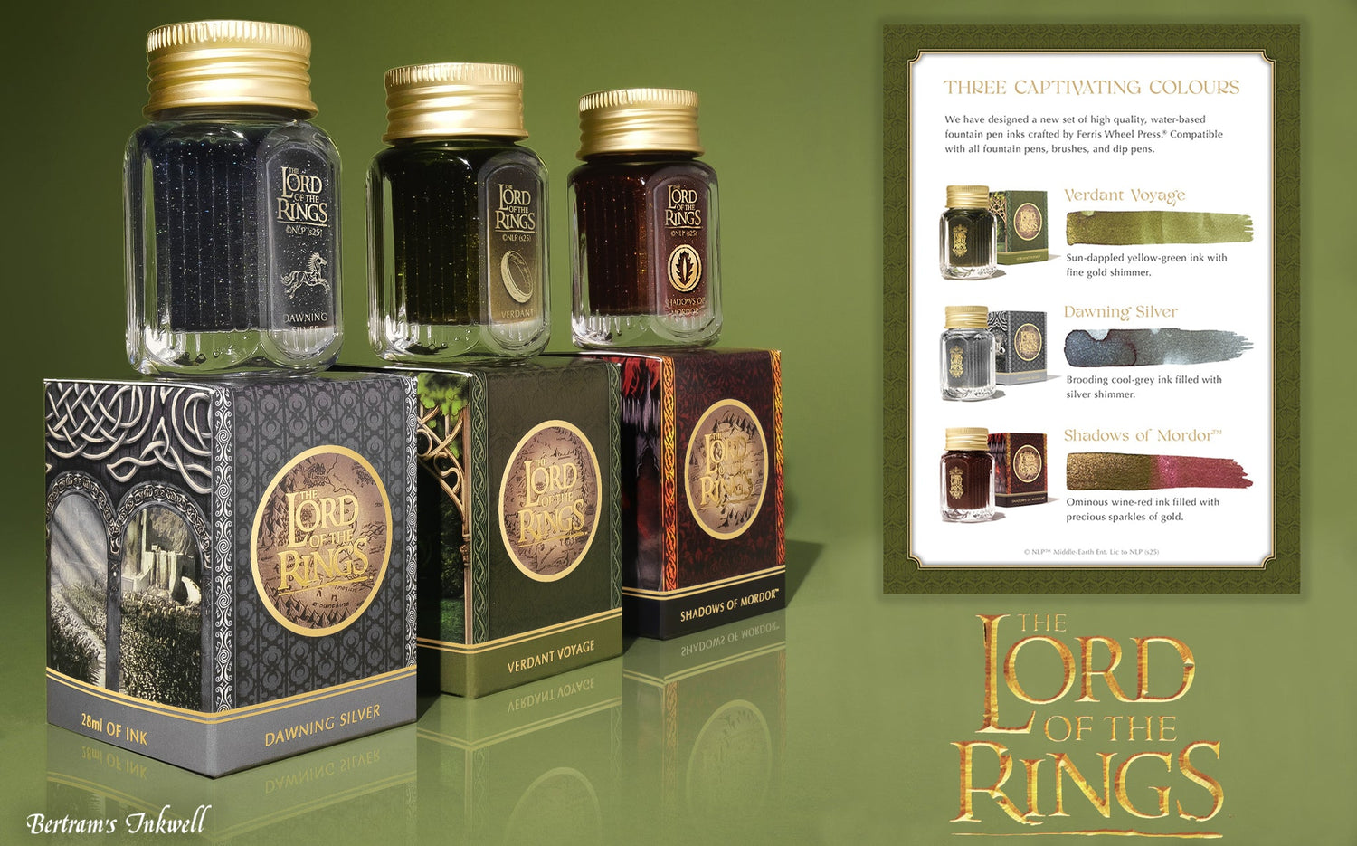 Ferris Wheel Press x Lord of the Rings 28ml Ink Bottle