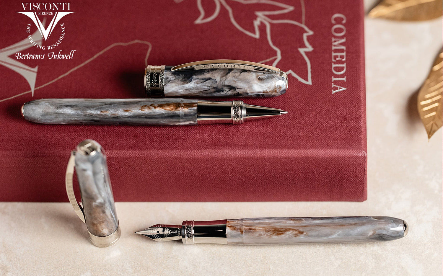 Visconti Comedia Pergatorio Taupe-Brown