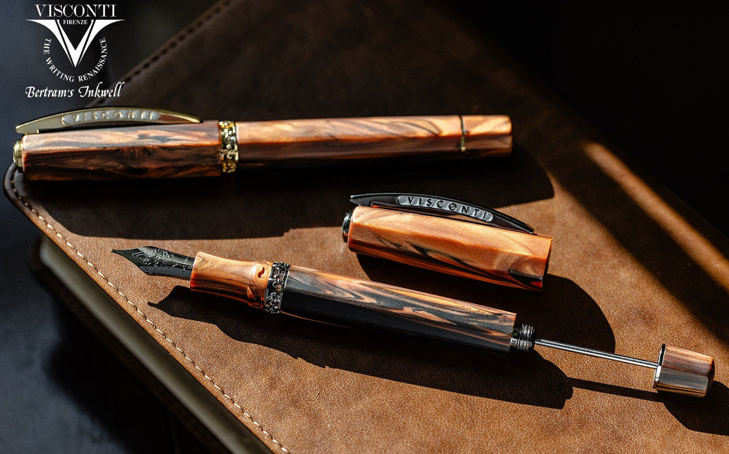 Visconti Medici Briarwood Ruthenium Trim